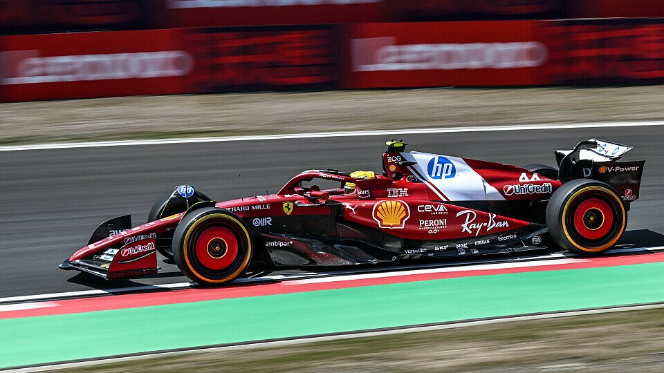 Lewis Hamilton im Ferrari
